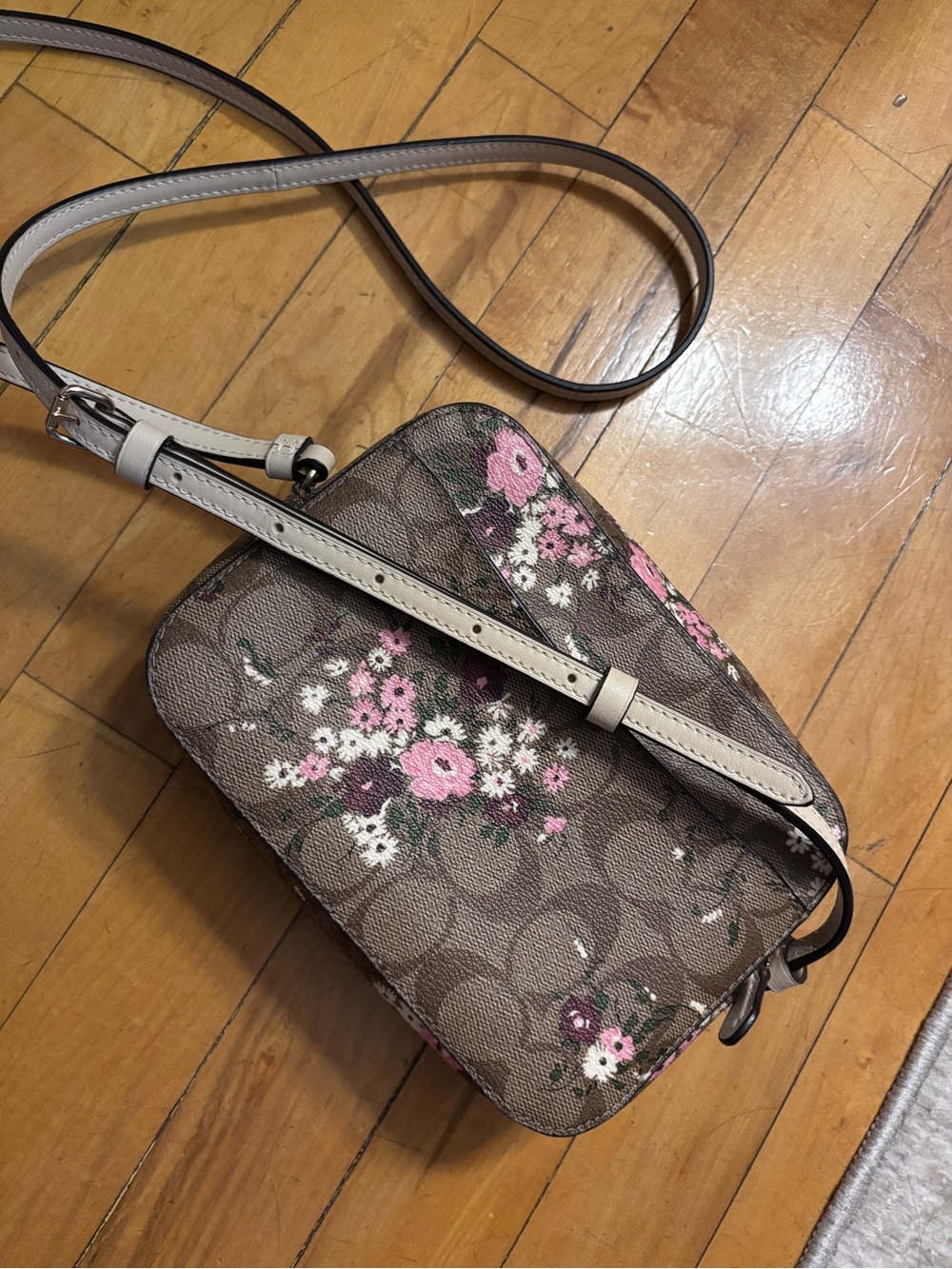 Coach Mini Camera Bag Evergreen Floral